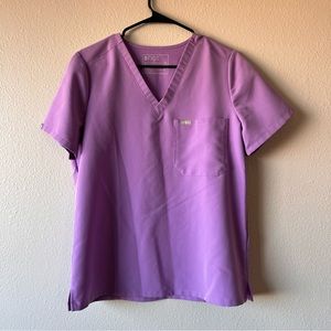 Figs Lilac Dawn Catarina One-Pocket Scrub Top